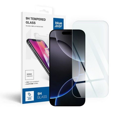 Szkło hartowane 9H do iPhone 16 PRO / 17 / 17 PRO Blue Star