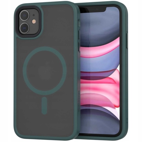 Spacecase Hybrid Mag iPhone 11 dark green