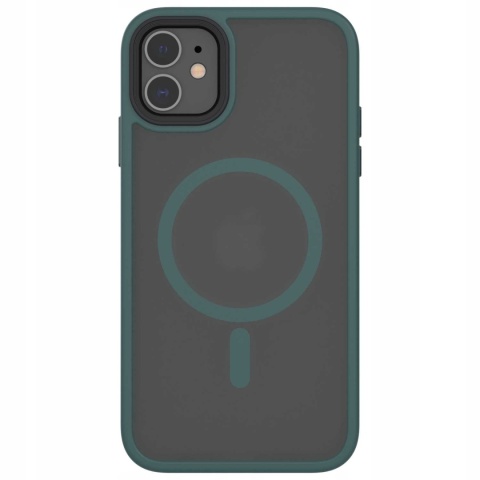 Spacecase Hybrid Mag iPhone 11 dark green