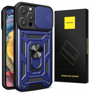 Spacecase Camring iPhone 15 Pro max blue