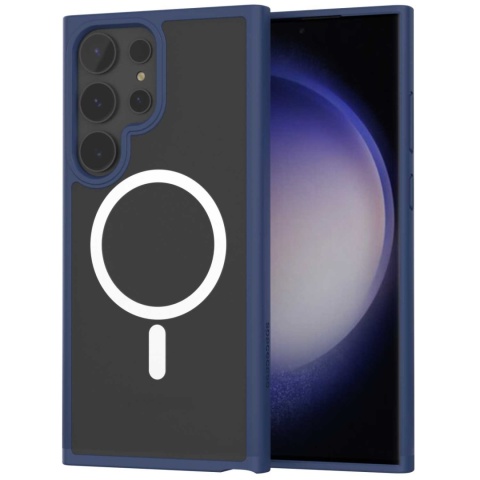 Spacecase Hybrid Mag Galaxy S23 Ultra dark blu