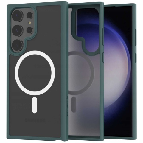 Spacecase Hybrid Mag Galaxy S23 Ultra dark gre