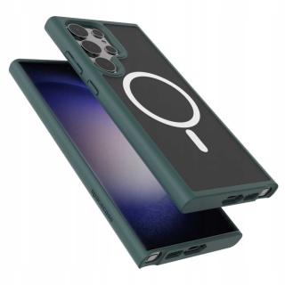 Spacecase Hybrid Mag Galaxy S23 Ultra dark gre