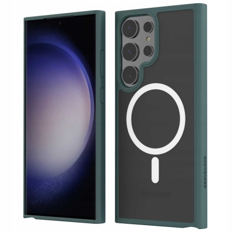Spacecase Hybrid Mag Galaxy S23 Ultra dark gre