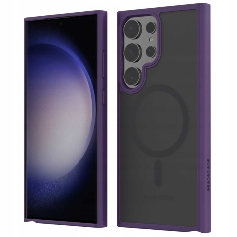 Spacecase Hybrid Mag Galaxy S23 Ultra purple
