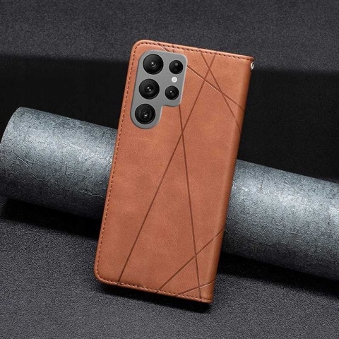 Origami Wallet Galaxy S24 Ultra brown