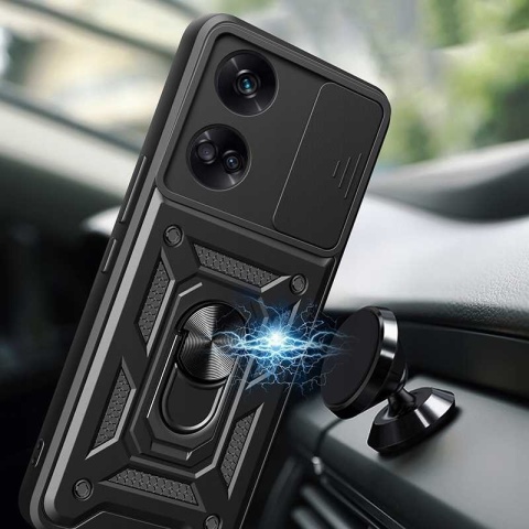 Spacecase Camring Honor 90 Lite black