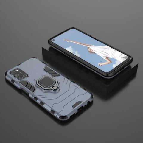 Spacecase X-Ring Oppo A52/A72/A92 niebieski