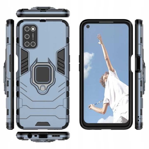 Spacecase X-Ring Oppo A52/A72/A92 niebieski