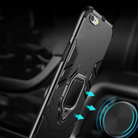 Spacecase X-Ring iPhone 6/6s czarny