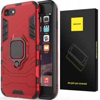 Spacecase X-Ring iPhone 7/8/SE 2020 czerwony