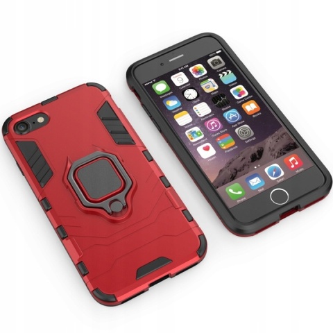 Spacecase X-Ring iPhone 7/8/SE 2020 czerwony