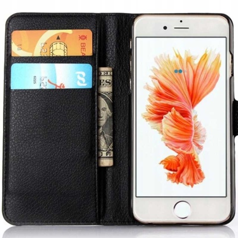 LITCHI iPhone 6/6S Plus czarny