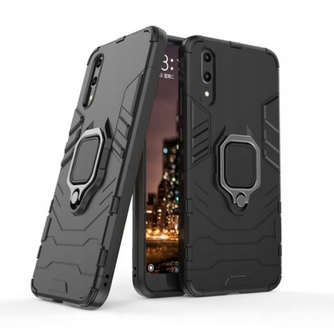 Spacecase X-Ring Huawei P20 czarny