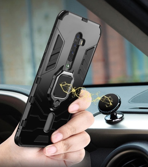 Spacecase X-Ring Oppo Reno 2 czarny