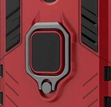 Spacecase X-Ring Redmi Note 9 czerwony