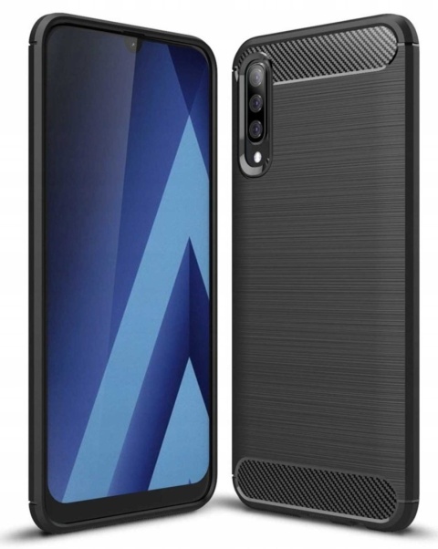 Spacecase Carbon Galaxy A70 czarny