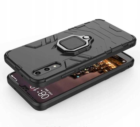 Spacecase X-Ring Huawei P20 czarny