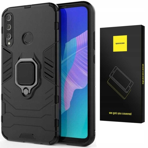 Spacecase X-Ring Huawei P40 Lite E czarny