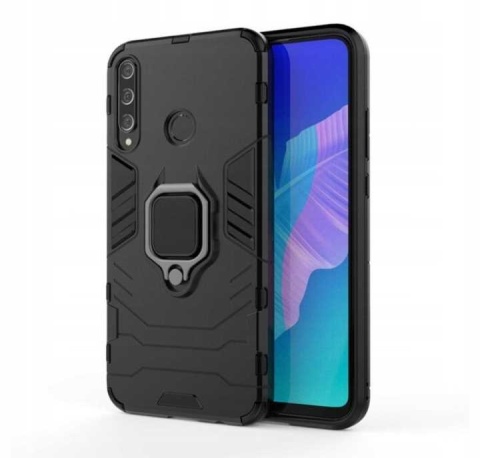 Spacecase X-Ring Huawei P40 Lite E czarny