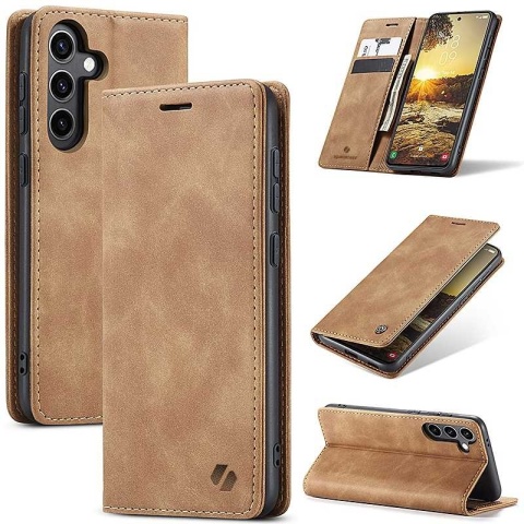 Spacecase Wallet Galaxy S24+ light brown