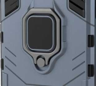 Spacecase X-Ring Oppo A12 niebieski