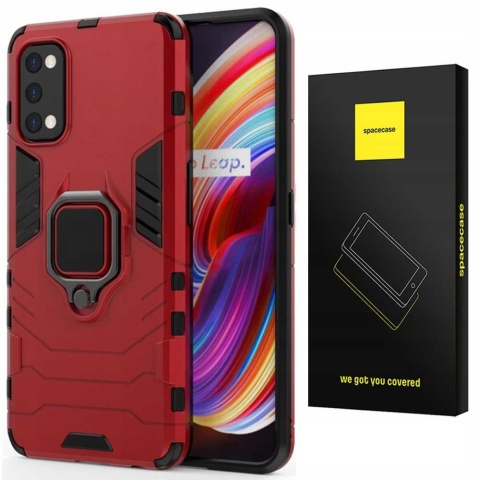 Spacecase X-Ring Realme 7 Pro czerwony