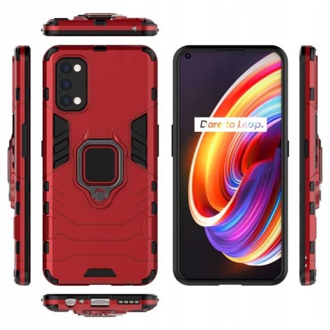 Spacecase X-Ring Realme 7 Pro czerwony