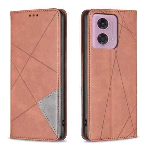 Origami Wallet Motorola G04/G24/G24 Power brown