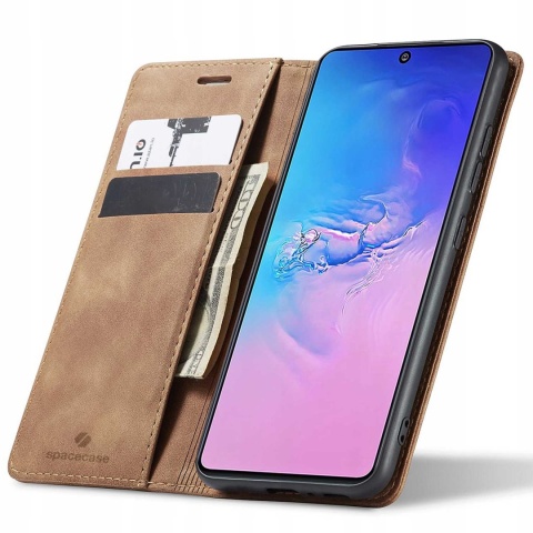 Spacecase Wallet Galaxy S10 Lite light brown