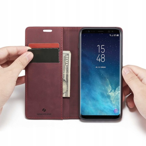 Spacecase Wallet Galaxy S8+ red