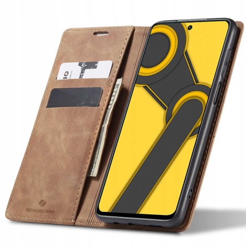 Spacecase Wallet Redmi Note 9S/9 Pro light brown