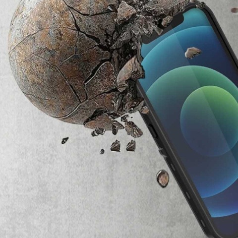 RED PEPPER MagSafe iPhone 12 czarny