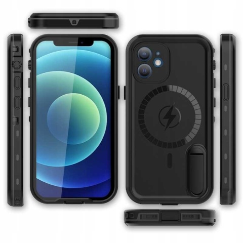 RED PEPPER MagSafe iPhone 12 czarny