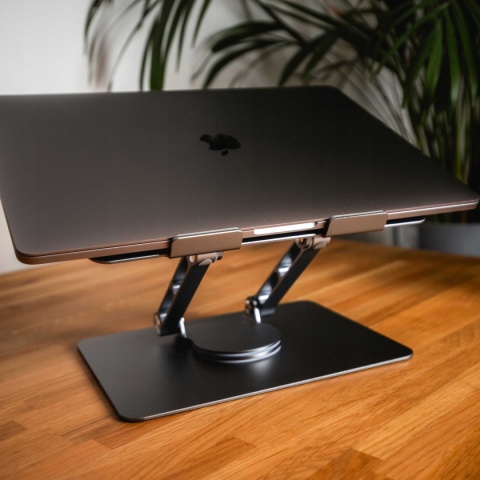 Spacecase Laptop aluminium stand 360 gray
