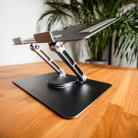 Spacecase Laptop aluminium stand 360 gray