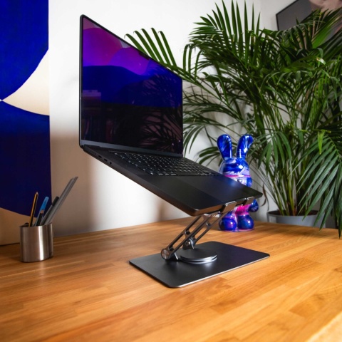 Spacecase Laptop aluminium stand 360 gray