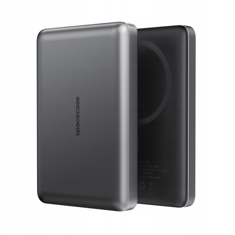 Spacecase Powerbank 10000mAh MagCharge PB02 gray