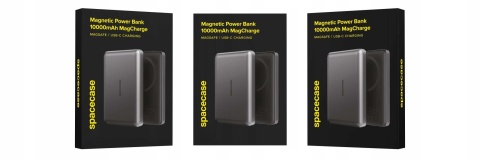 Spacecase Powerbank 10000mAh MagCharge PB02 gray