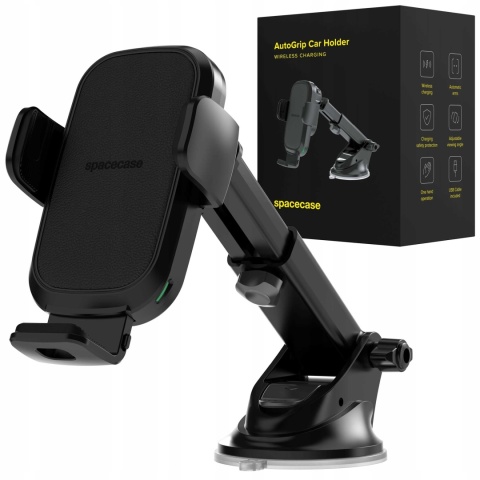 Spacecase Car Holder Dash/Windshield Wireless Charge WM7B