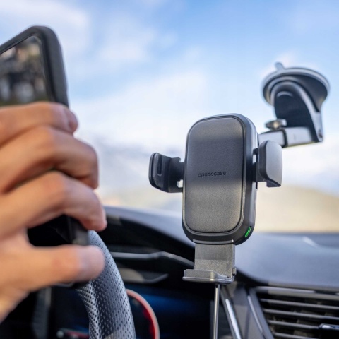 Spacecase Car Holder Dash/Windshield Wireless Charge WM7B