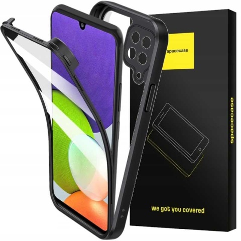 Spacecase Beetle 360 Galaxy A22 / M22 4G czarny