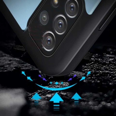 Spacecase Beetle 360 Galaxy A72 czarny