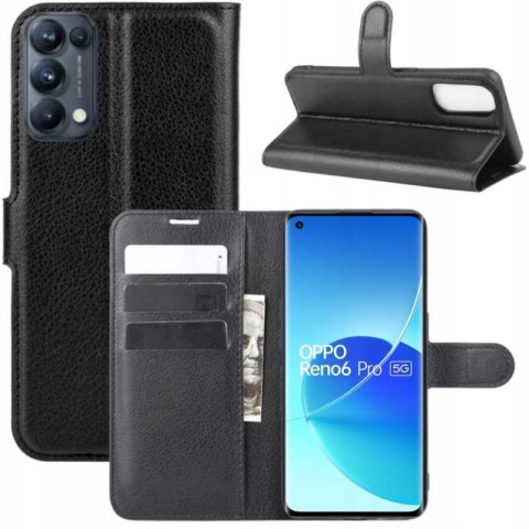 LITCHI Oppo Reno 6 Pro 5G czarny