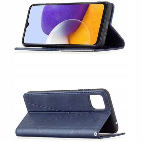 ZAPS Origami Galaxy A22 5G niebieski