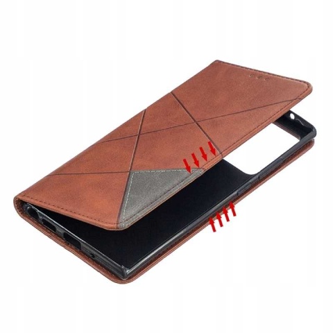ZAPS Origami Galaxy Note 20 Ultra brązowy