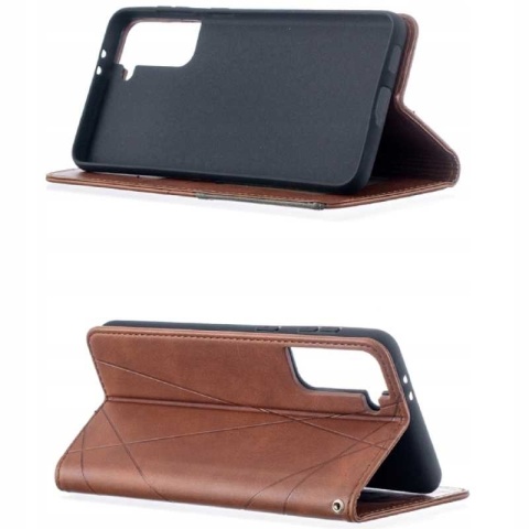 ZAPS Origami Galaxy S21+ brązowy