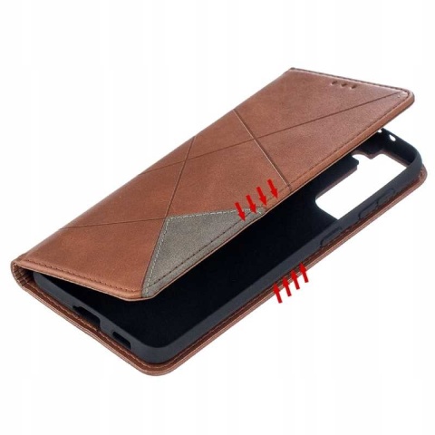 ZAPS Origami Galaxy S21+ brązowy