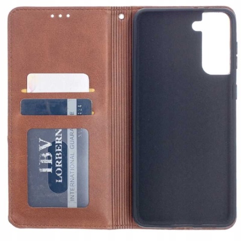 ZAPS Origami Galaxy S21+ brązowy