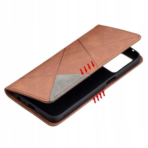 ZAPS Origami Realme 8/8 Pro brązowy